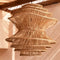 Rattan Pendant Light Shade - Mushroom Shape, Natural, L | SHIITAKE