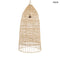Rattan függőlámpabúra – hengeres, natúr, L | ELBA