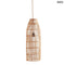 Rattan függőlámpaernyő, 62 cm | FISH TRAP