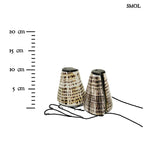 SALT PEPPA, kagylós só- és borsszóró szett, 10 cm - smol.hu - méretarányosan