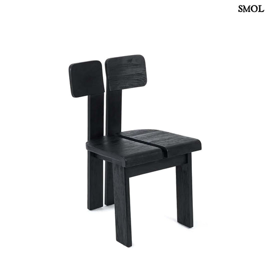 SAMA, fekete, fa étkezőszék, 85 cm - smol.hu - fehér háttérrel