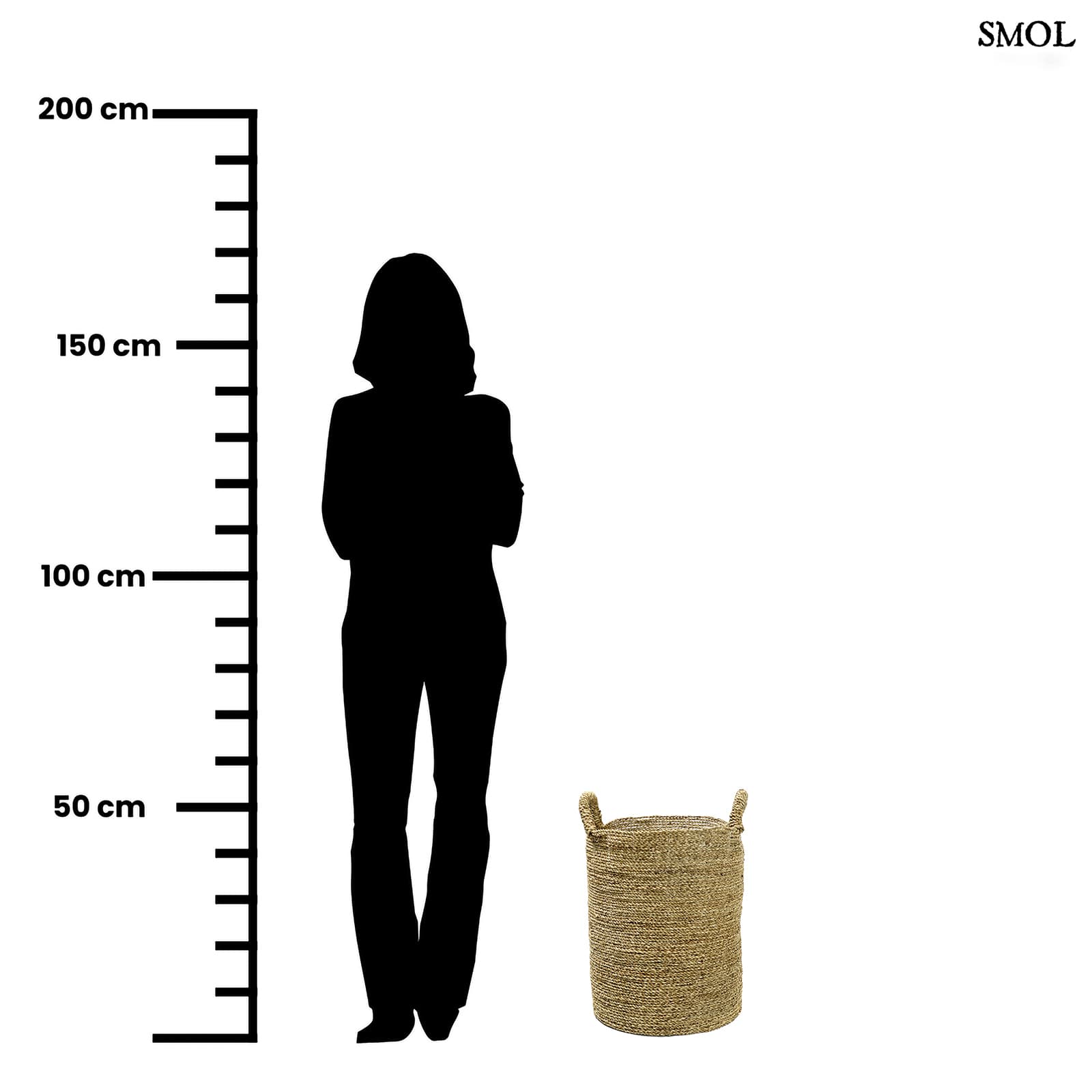 SERIS, tengerifű kosár, 43 cm - smol.hu