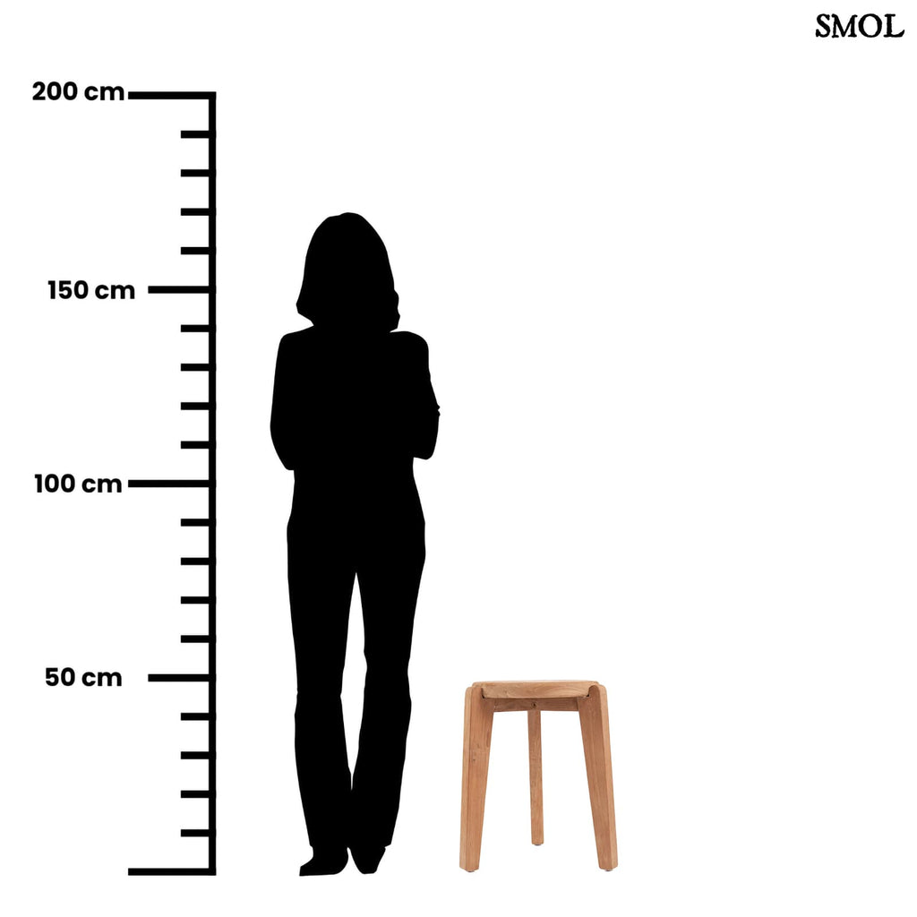 SESEH, fa kisasztal, 50 cm - smol.hu