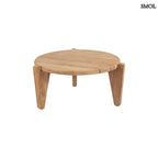 SESEH, kültéri, fa dohányzóasztal, ⌀50 cm - smol.hu