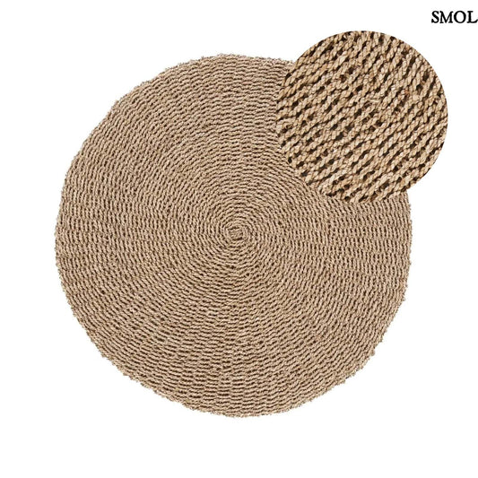 SIZALI, természetes szizál szőnyeg, ⌀100 cm - smol.hu