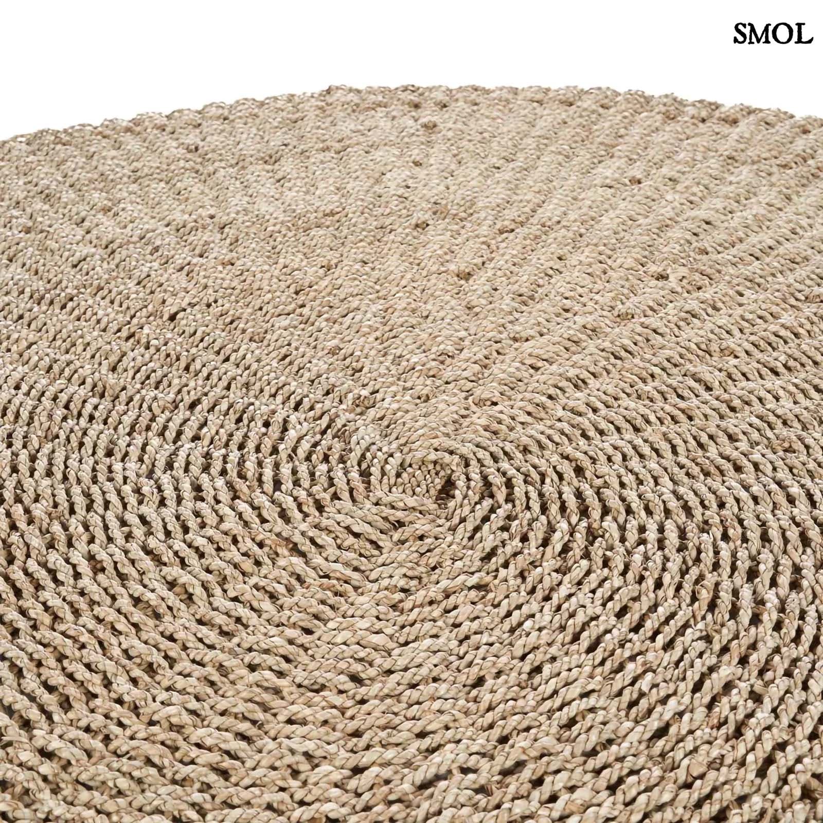 SIZALI, természetes szizál szőnyeg, ⌀150 cm - smol.hu