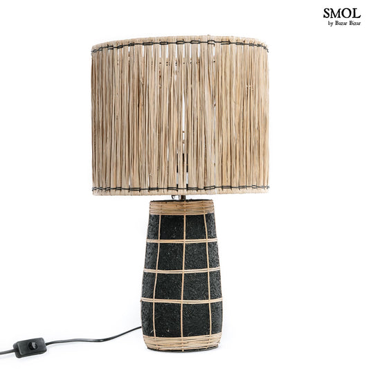 smol.hu-SKIATHOS, fekete asztali lámpa, 51 cm termékképe