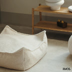 CREAM WHITE, gyerek puff, 60x60x20 - smol.hu