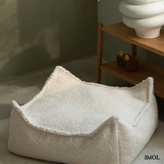 CREAM WHITE, gyerek puff, 60x60x20 - smol.hu