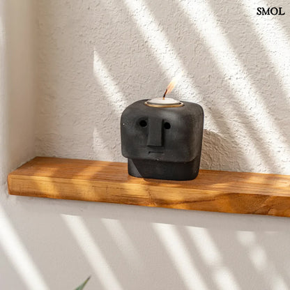 SUMBA26, kő teamécsestartó, 10 cm - smol.hu