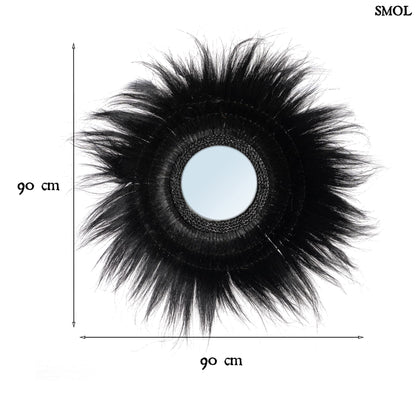 SUNKEN, fali tükör dekoráció, ⌀ 90 cm - smol.hu