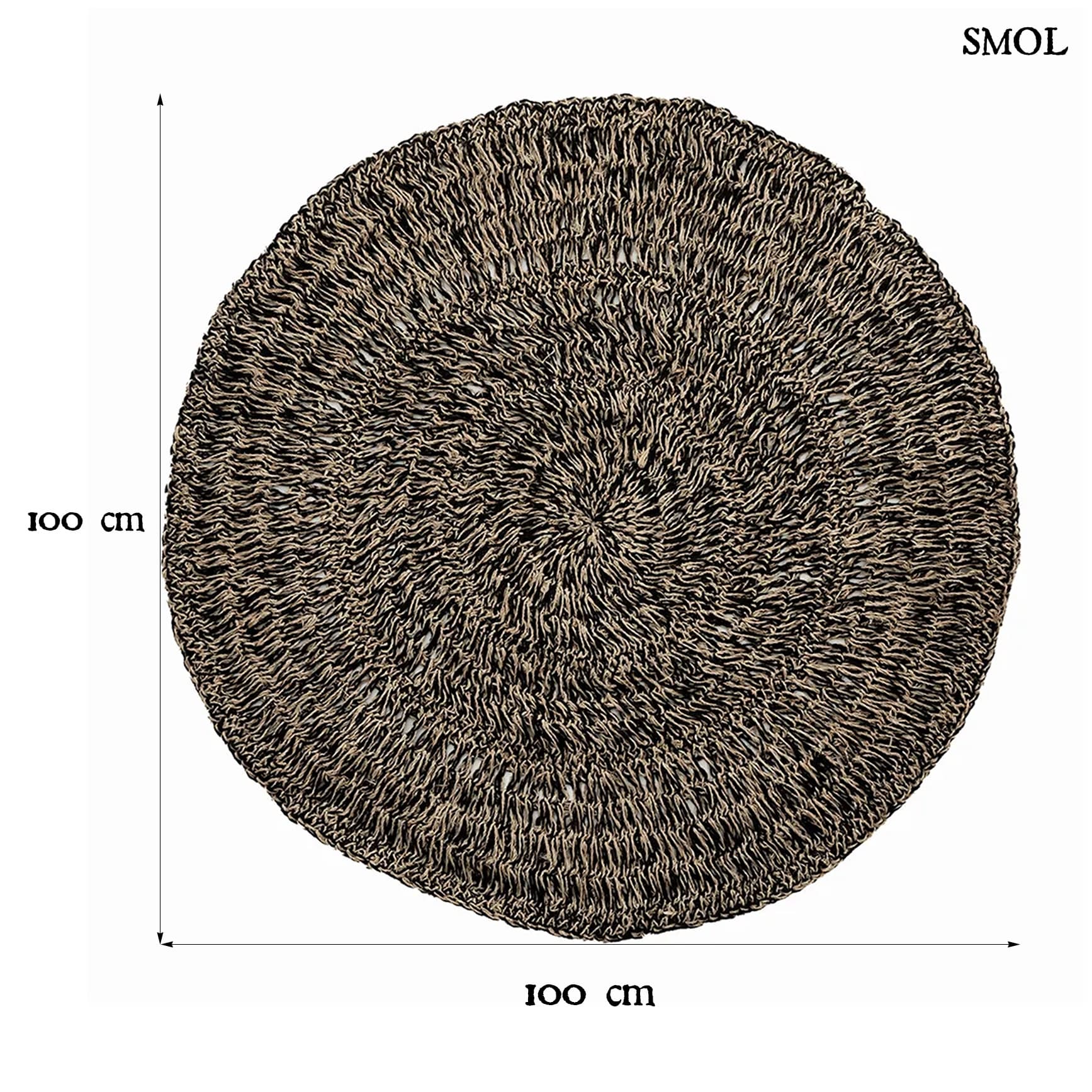 SUSILA, tengerifű szőnyeg, ⌀100 cm - smol.hu