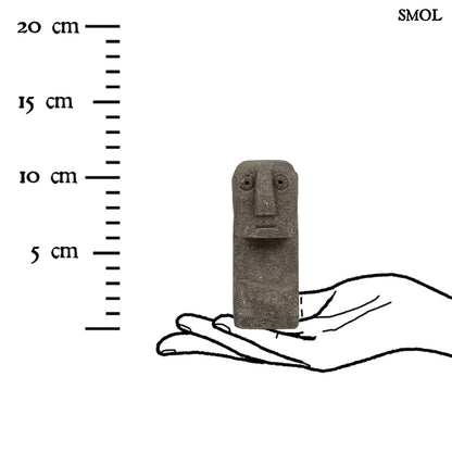 SUMBA25 , szürke kőszobor, 11 cm - smol.hu