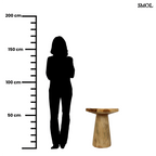 Suarfa Kisasztal, Natúr | CONIC | SMOL - méretarányosan