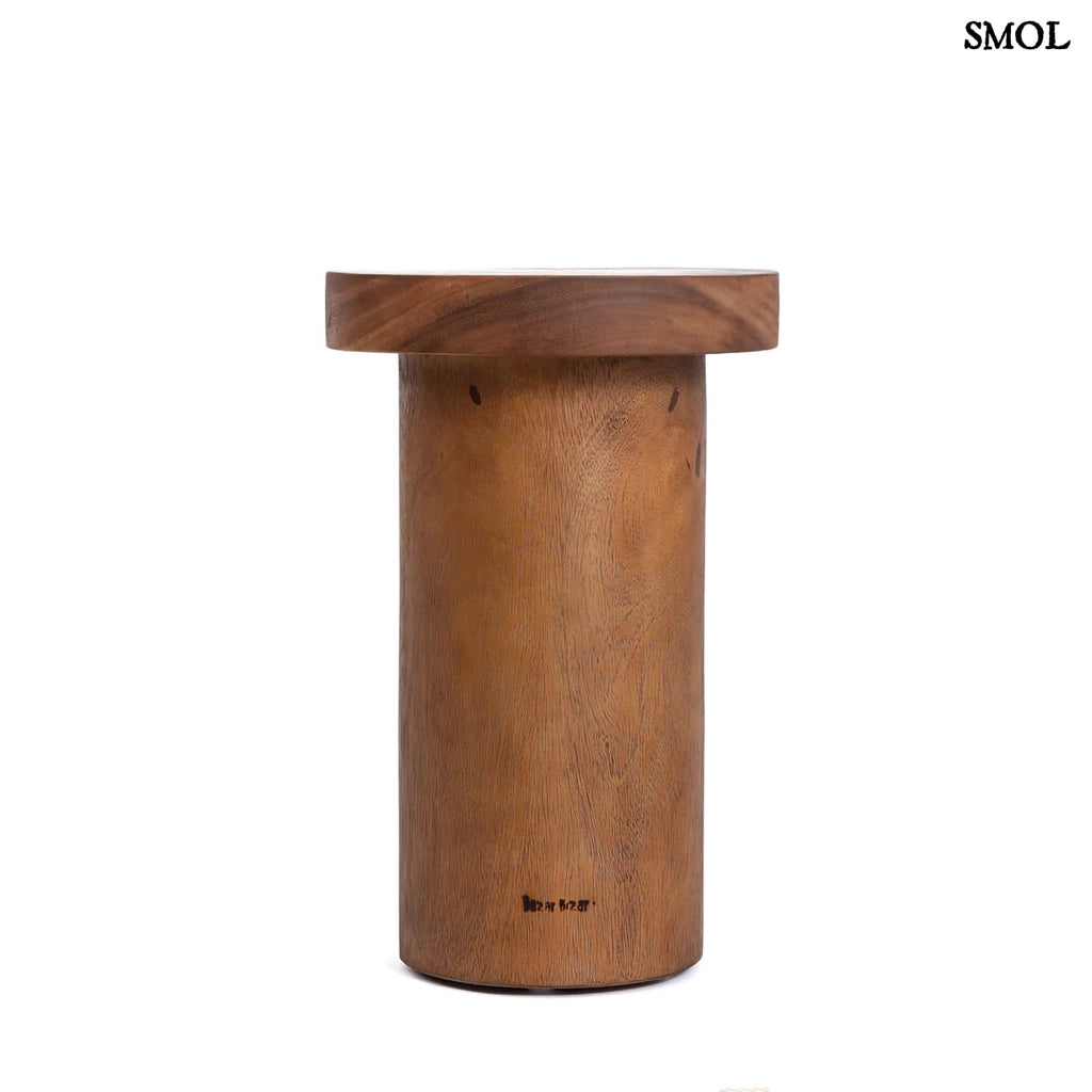 Suarfa Kisasztal Tömör Fából, 45 cm | INTI | SMOL - oldalról