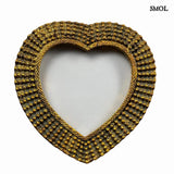 Heart picture frame – antique gold table decoration | ADORE 