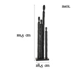 Szobor - mangófa, fekete,  111 cm | KADE - smol.hu - méretekkel