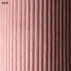 Szögletes Gyerek Babzsákfotel és Puff Szett | PINK MOUSSE | SMOL - kordbársony anyag nagyítva