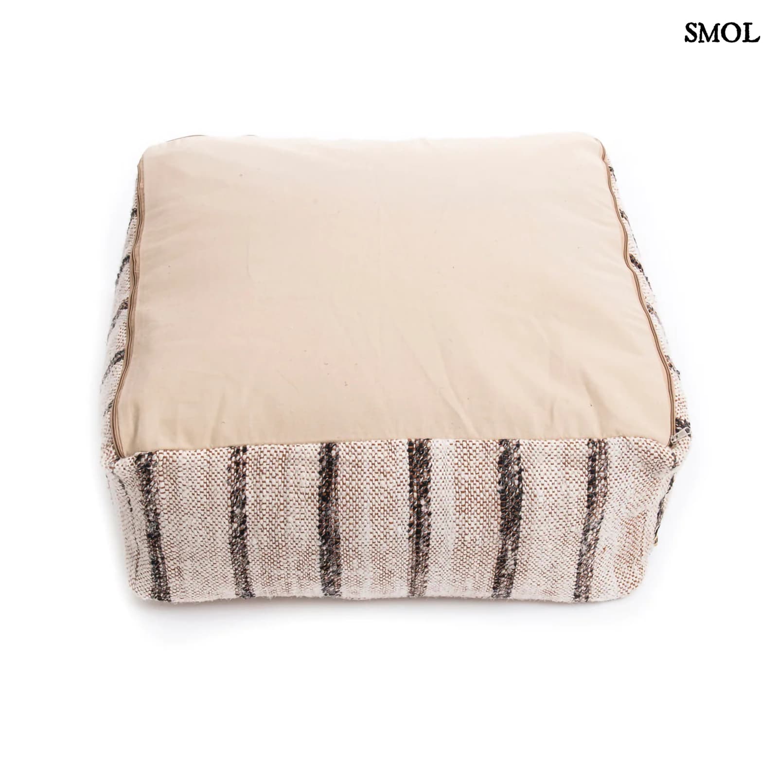 Szögletes Pamut Puff, 60x60 | GEE BOHEMW | SMOL - alulról