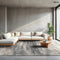 Szőnyeg – absztrakt minta, kőszürke | ECO RUG JERSEY STONE