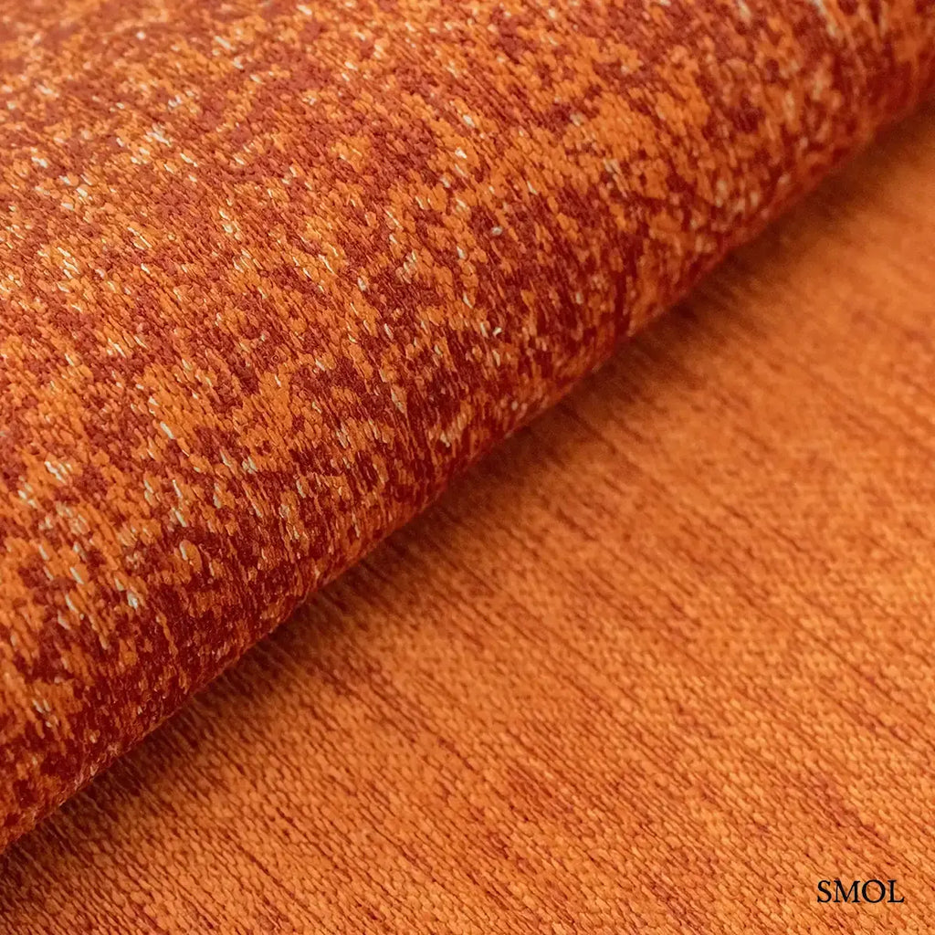 ECO RUG KANELL piros absztrakt mintás szőnyeg, textúra nagyítva