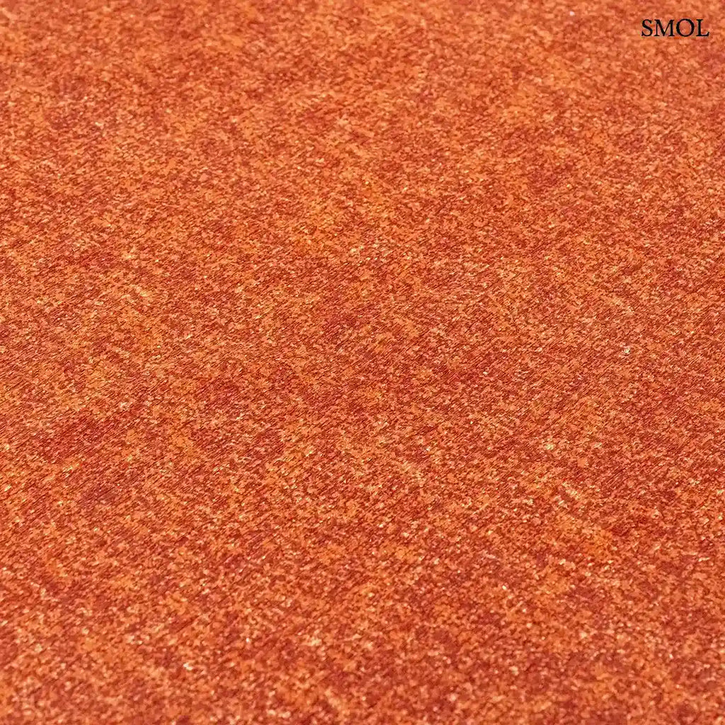 ECO RUG KANELL piros absztrakt mintás szőnyeg, narancssárga szín nagyítva