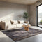 Teppich – Chevron-Muster, schwarz-gold | ECO RUG BROADWAY GLITTER