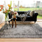 Szőnyeg – chevron minta, antracit | ECO RUG HARLEM CONTRAST