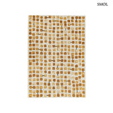 Rug – geometric, gold-cream | ECO RUG PEACH PARTY