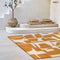 Szőnyeg – geometrikus, barna-arany | ECO RUG CURRY