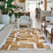 Szőnyeg – geometrikus, bézs-arany | ECO RUG NUGGETS