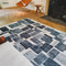 Szőnyeg – geometrikus, jégkék | ECO RUG ICE BLUE
