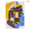 Szőnyeg – kavics minta, kék | ECO RUG SUNNY BLUE