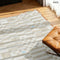 Szőnyeg – kockás minta, bézs-szürke | ECO RUG GREYHOUND