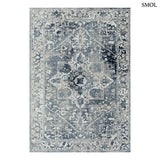 Rug – Persian pattern, steel blue | ECO RUG ATLANTIDE