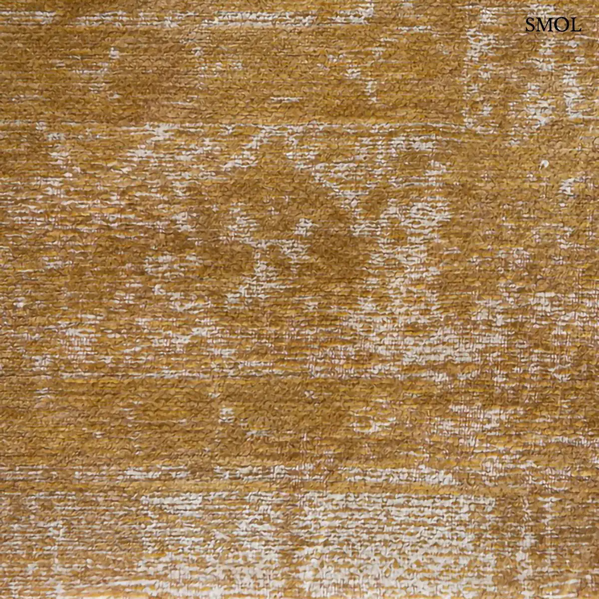 ECO RUG SPRING MOSS perzsa mintás szőnyeg barna tónusokban, vintage hatással, jacquard szövés, pamut-gyapjú-poliészter, minta felülről