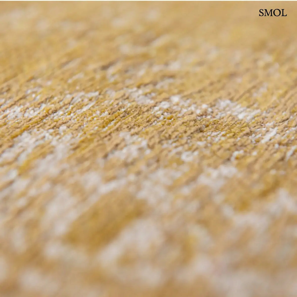 ECO RUG SPRING MOSS perzsa mintás szőnyeg barna tónusokban, vintage hatással, jacquard szövés, pamut-gyapjú-poliészter, textúra