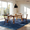 Szőnyeg – perzsa minta, éjkék | ECO RUG BLUE NIGHT