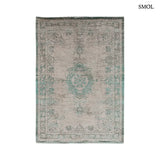 Teppich – persisches Muster, Türkisgrün | ECO RUG JADE OYSTER