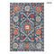 Szőnyeg – suzani minta, kék-narancs | ECO RUG NORDIC