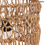 TAKUHANKI, természetes banánlevél függőlámpaernyő, ⌀30 cm - smol.hu - oldalról nagyítva