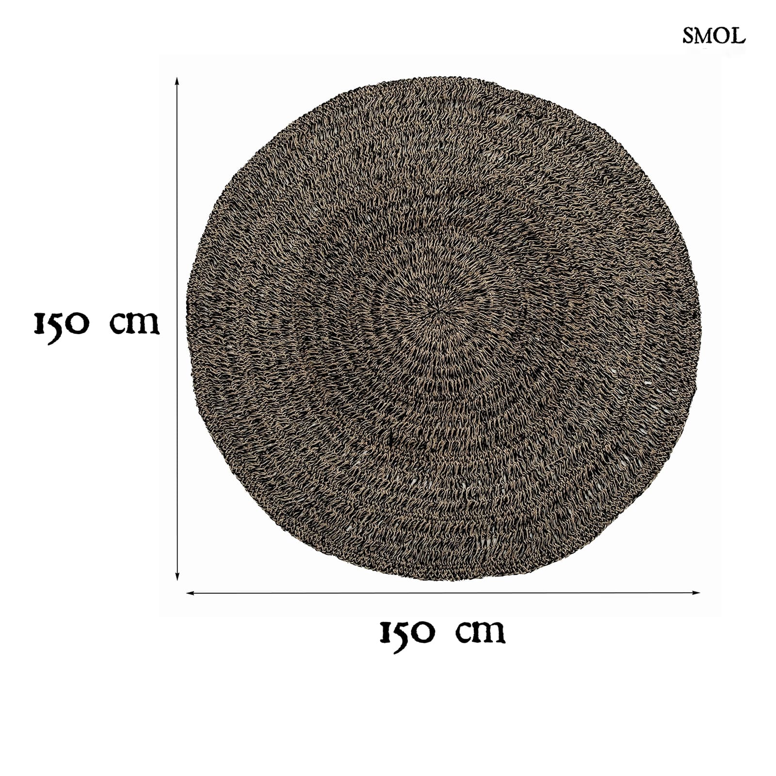 TANIA, tengerifű szőnyeg, ⌀150 cm - smol.hu