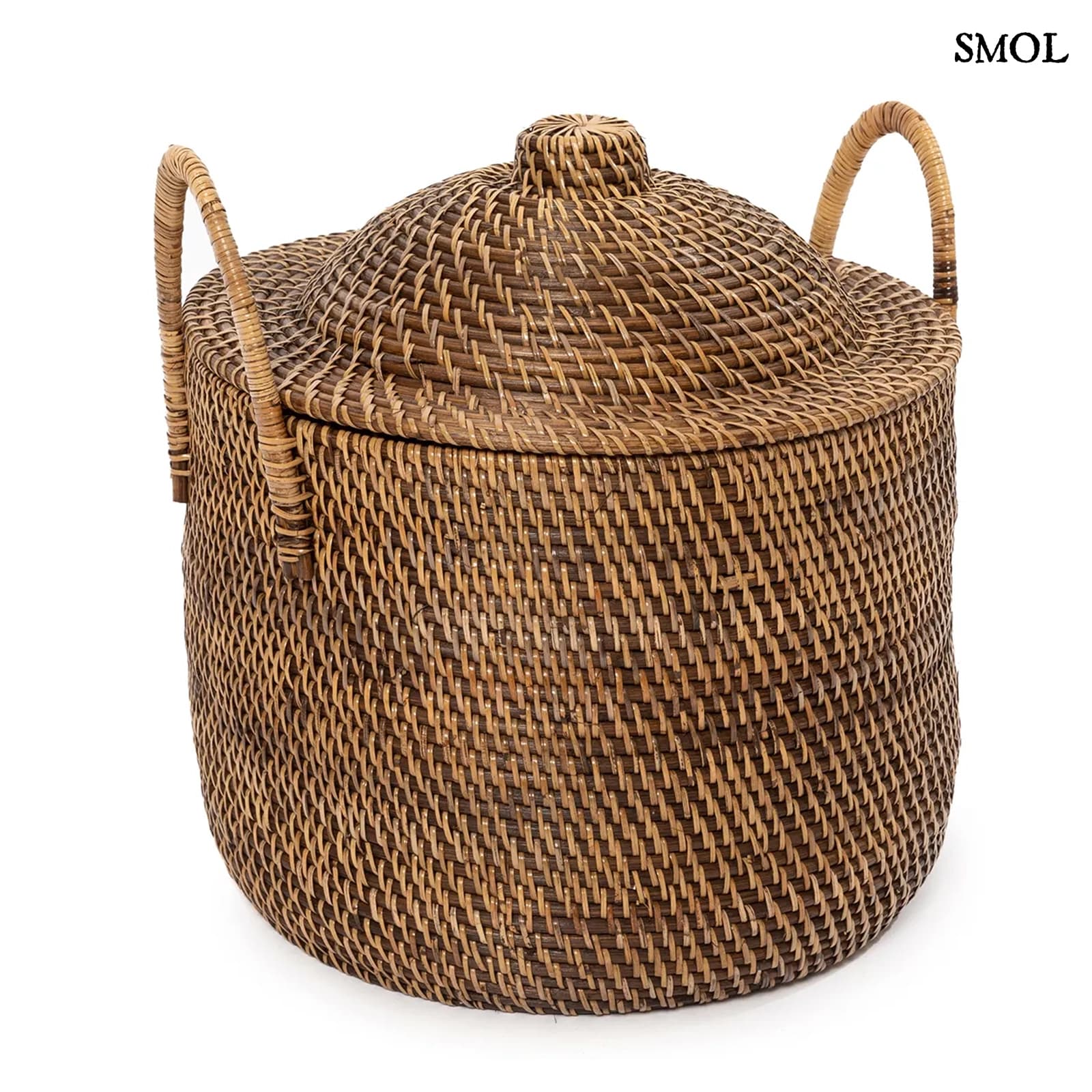 TANOTO, rattan kosár, ⌀ 40 cm - smol.hu