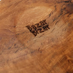 TEAK ROOT, nagyméretű, kerek, fatál, ⌀35 cm - smol.hu - logoval