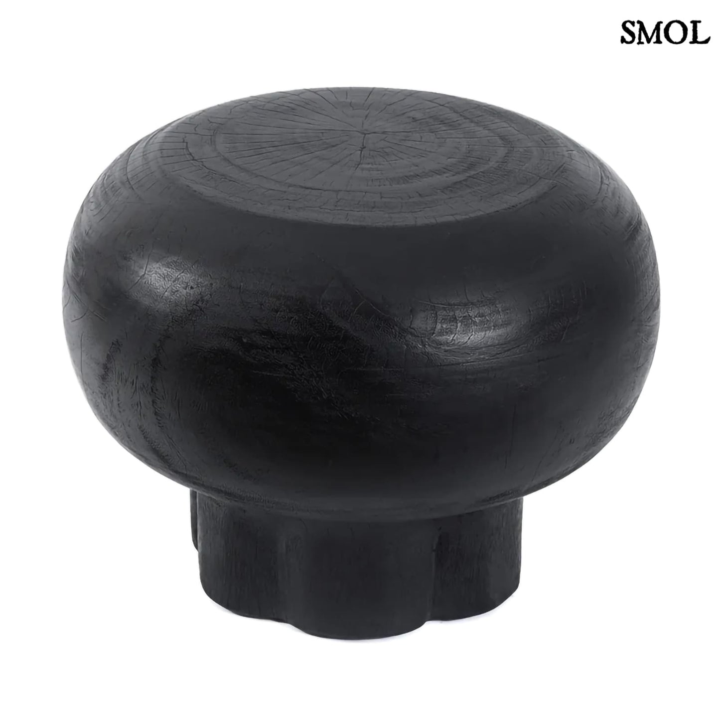 TUTUP, fekete, fa kisasztal, ⌀60 cm - smol.hu