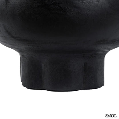 TUTUP, fekete, fa kisasztal, ⌀60 cm - smol.hu