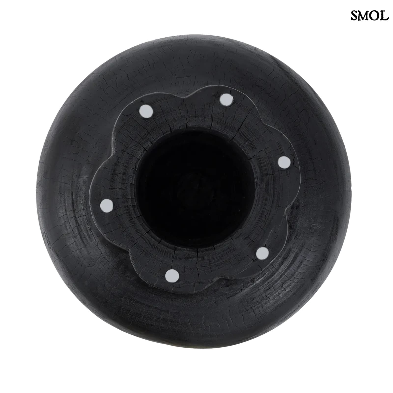 TUTUP, fekete, fa kisasztal, ⌀60 cm - smol.hu