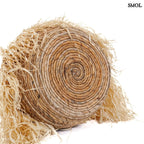 Tárolókosár Raffiával – L | RAFFIA BASKET | SMOL - alulról