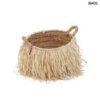 Tárolókosár Raffiával – L | RAFFIA BASKET | SMOL - ferdén