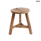 Teakfa Ülőke – Natúr, L | YATAI | SMOL - fehér háttérrel